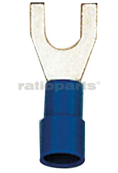 Gabelkabelschuh 1,5-2,5 M4blau Industrie Standard Bild 1