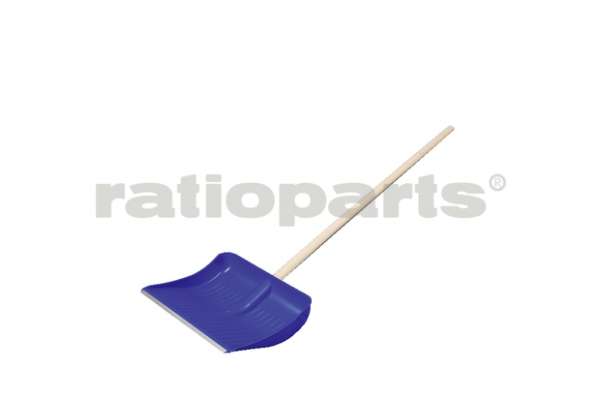 Schneeschieber Kunststoff blau Industrie Standard Bild 1