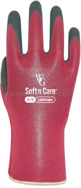Handschuh SoftCareLand. rot S Industrie Standard Bild 1