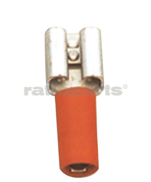 Flachsteckhülse 0,5-1x6,3 rot Industrie Standard Bild 1