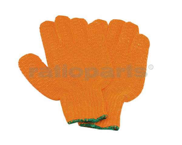 Handschuhe Orange uni Paar XL Industrie Standard Bild 1